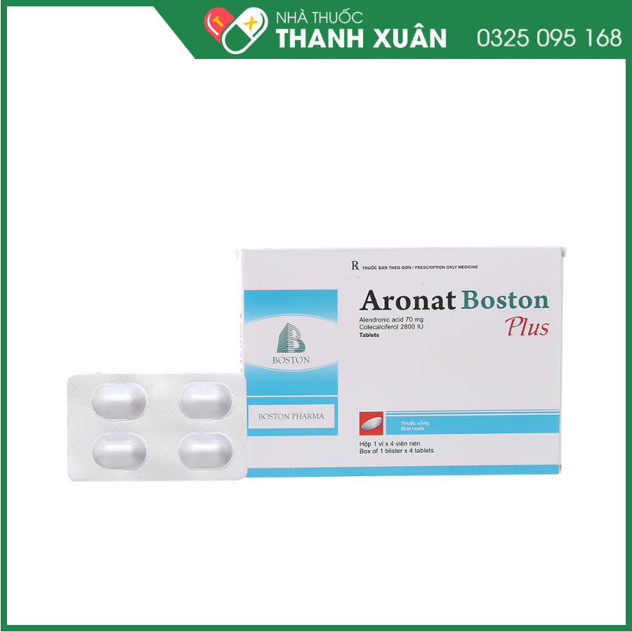 Thuốc Aronat Boston 70mg phòng và trị loãng xương
